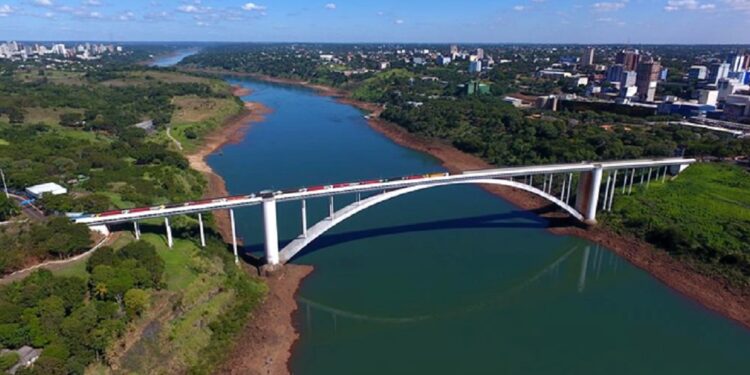 Foto: Reprodução/Ponte da Amizade entre Brasil e Paraguai Foto: Reprodução/Ponte da Amizade entre Brasil e Paraguai