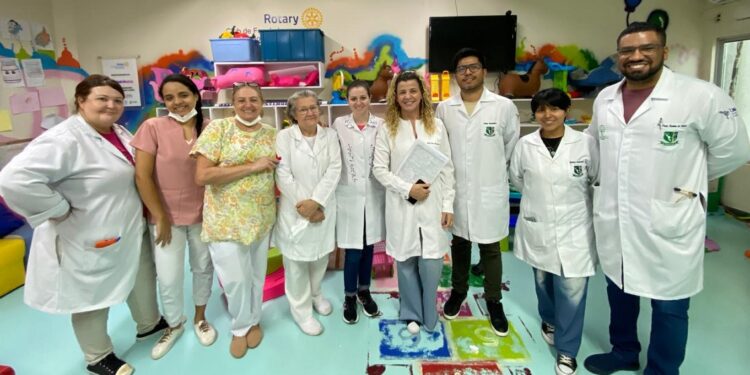 Equipe de pediatria, um dos setores estratégicos do tema, participou do treinamento nesta terça-feira (25). Equipe de pediatria, um dos setores estratégicos do tema, participou do treinamento nesta terça-feira (25).