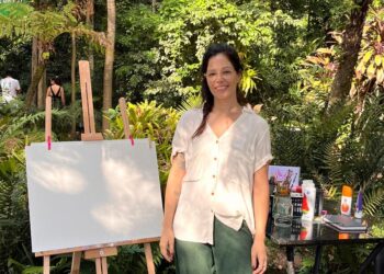Cleise Vidal no Parque das Aves - foto: Parque das Aves