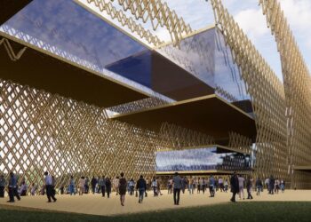 Imagens de estudos do projeto arquitetônico do Museu Internacional de Arte de Foz do Iguaçu.
