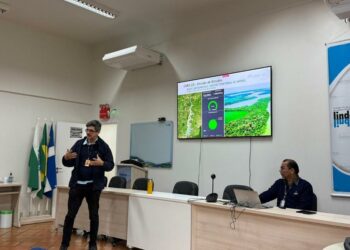 Apresentação no escritório da Itaipu em Santa Helena. Foto: Hericles Barbosa - Itaipu Binacional.