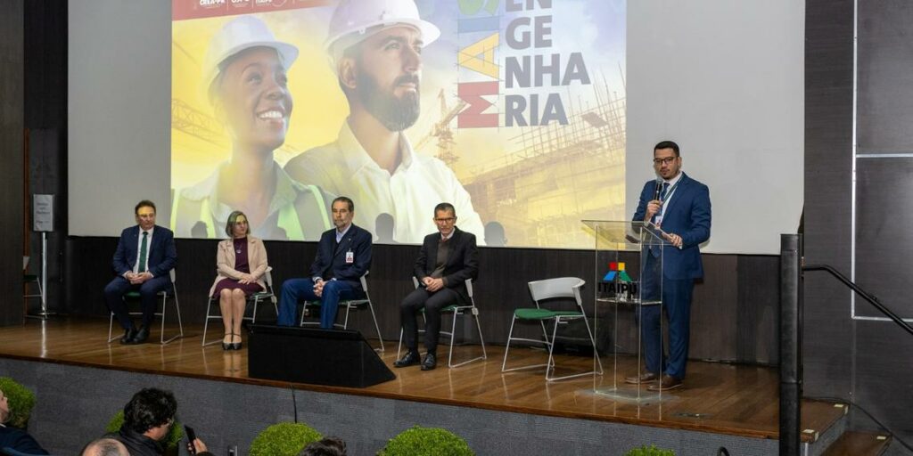 Lançamento do Programa Mais Engenharia, em junho, em Foz do Iguaçu. Foto: William Brisida/Itaipu Binacional.