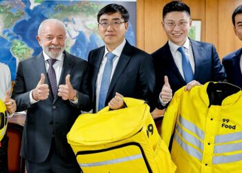 Encontro de Lula com o fundador e CEO da Didi 99, Will Wei Cheng. - Foto: Ricardo Stuckert/Secom-PR