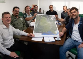 Reunião com NGI ICMBio Matinhos, Incra/PR e UFPR ocorreu na última quinta-feira (18).
Créditos: Rafael Bertelli/Mandato Goura