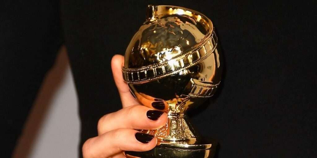 Imagem ilustrativa do troféu do Globo de Ouro - Getty Images