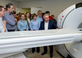 Aparelho de PET-CT entregue em Francisco Beltrão. Foto: William Brisida/Itaipu Binacional.