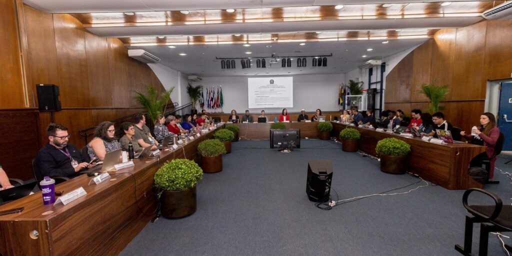 100ª Reunião do Conselho Universitário da UNILA (Foto: Moisés Bonfim/SECOM-UNILA).