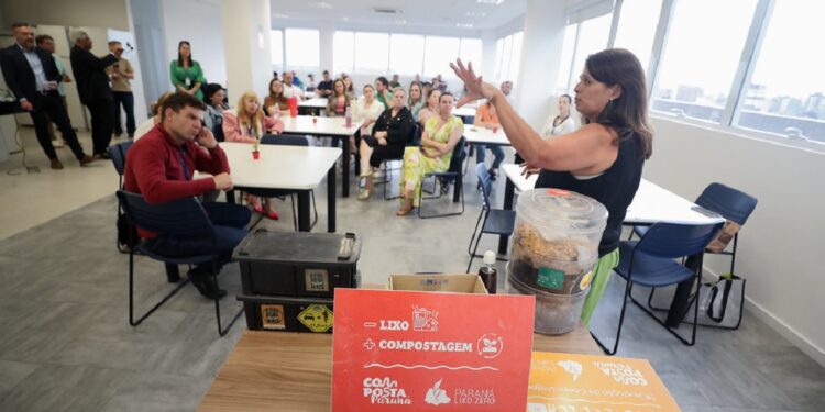 Redução expressiva de plástico e adoção da compostagem reforçam compromisso com sustentabilidade. Créditos: Valdir Amaral/Alep