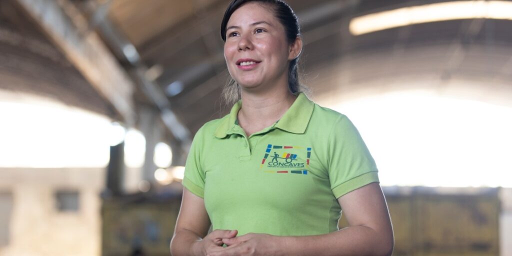 Débora Baia, presidente da Concaves. Foto: Kiko Sierich/Itaipu Parquetec.