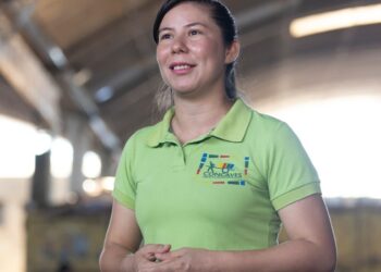 Débora Baia, presidente da Concaves. Foto: Kiko Sierich/Itaipu Parquetec.