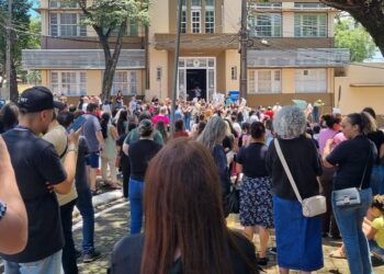 Profissionais seguem mobilizados e pedem saída da secretária indicada por Ratinho Junior.  Foto: Amilton Farias
