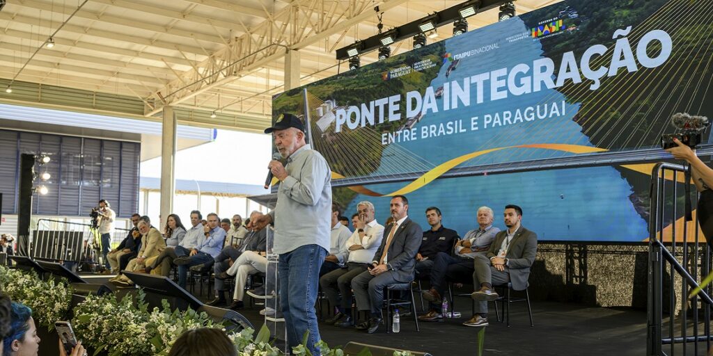 Presidente destacou Itaipu como instrumento de desenvolvimento, emprego e soberania. William Brisida/Itaipu Binacional