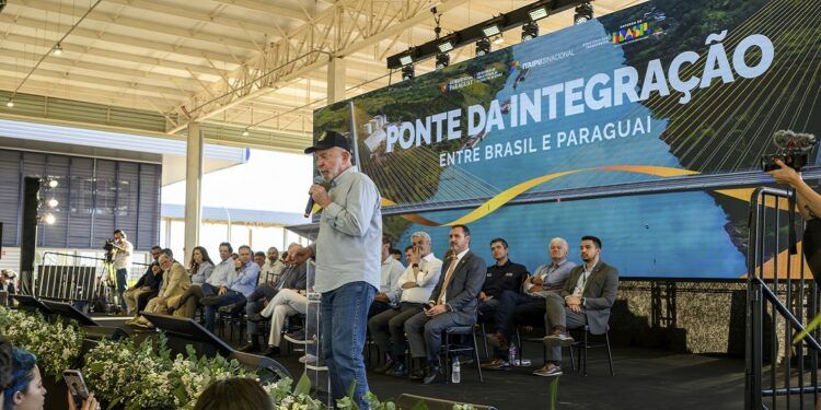 Presidente destacou Itaipu como instrumento de desenvolvimento, emprego e soberania. William Brisida/Itaipu Binacional