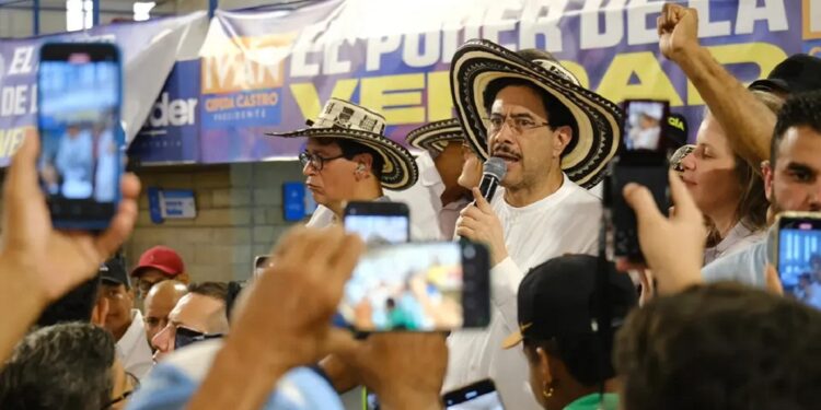 Cepeda carrega o legado do pai assassinado pela violência política. Foto: Reprodução/Instagram