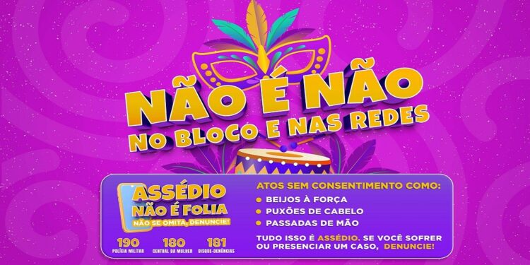 Estado mobiliza rede de proteção às mulheres durante o período carnavalesco. Foto: SEMIPI