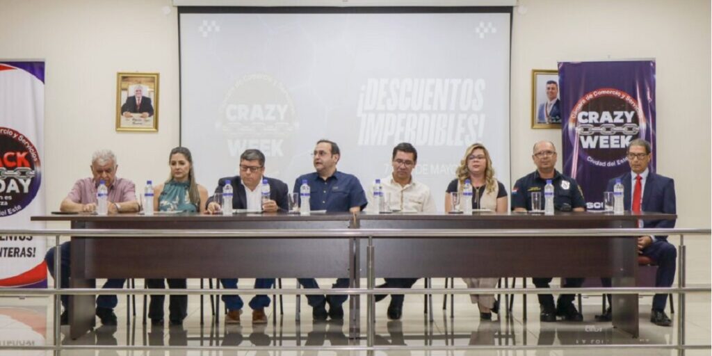 Planejamento antecipado: Empresários e autoridades de Ciudad del Este discutem estratégias para a Crazy Week 2026.. Foto: CYSCDE