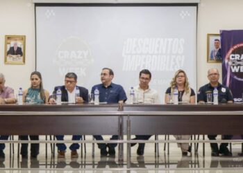 Planejamento antecipado: Empresários e autoridades de Ciudad del Este discutem estratégias para a Crazy Week 2026.. Foto: CYSCDE
