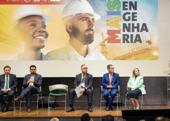 Enio Verri, diretor-geral brasileiro da Itaipu, no lançamento do projeto Mais Engenharia, em junho do ano passado. Foto: Rubens Fraulini/Itaipu Binacional.