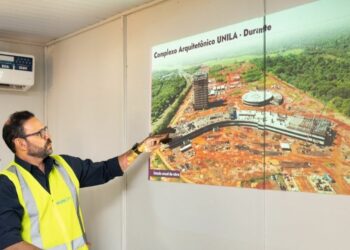 Ronaldo Schiavoni, coordenador técnico do Unops na obra. Foto: Rubens Fraulini/Itaipu Binacional.