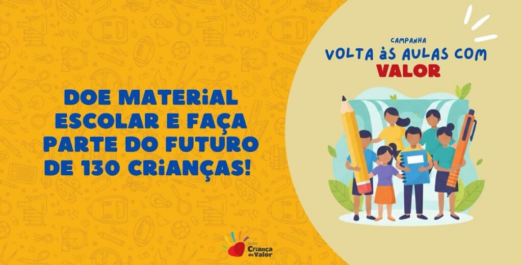 Campanha envolve empresários e moradores em apoio à educação Imagem: Divulgação