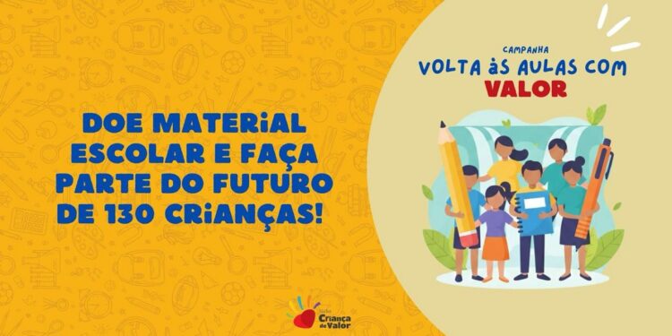 Campanha envolve empresários e moradores em apoio à educação Imagem: Divulgação Campanha envolve empresários e moradores em apoio à educação Imagem: Divulgação