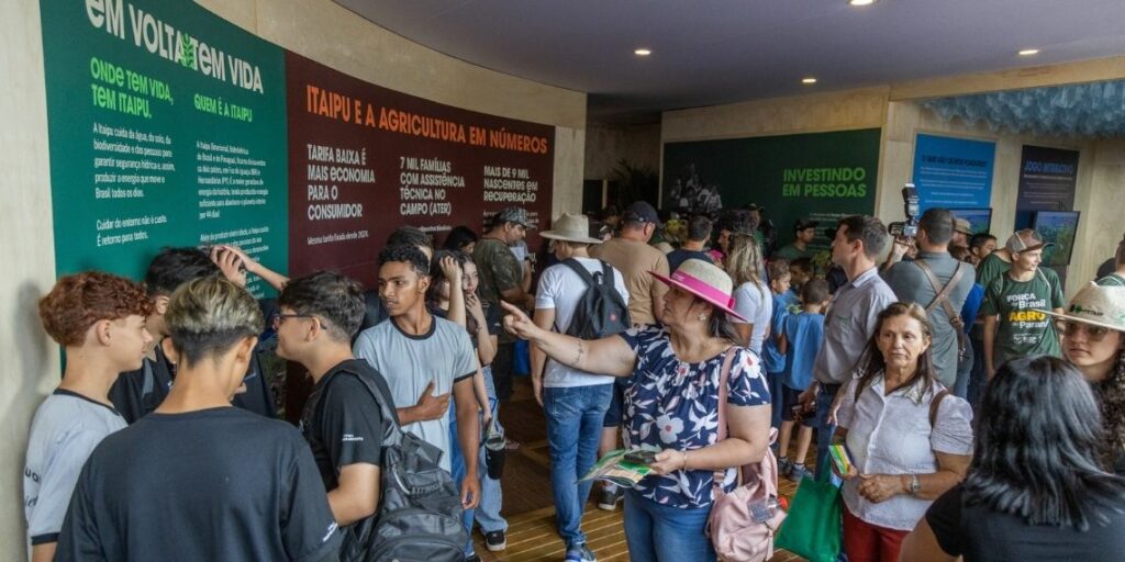 Estande da Itaipu no Show Rural. Foto: Jean Pavão/Itaipu Binacional.