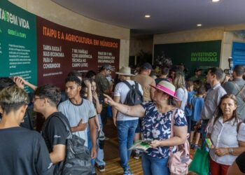 Estande da Itaipu no Show Rural. Foto: Jean Pavão/Itaipu Binacional.