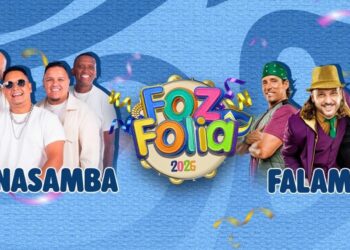 De 13 a 17 de fevereiro, na Praça da Paz, venha curtir o FozFolia 2026, o melhor Carnaval da tríplice fronteira. Foto: Divulgação.