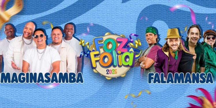 De 13 a 17 de fevereiro, na Praça da Paz, venha curtir o FozFolia 2026, o melhor Carnaval da tríplice fronteira. Foto: Divulgação.