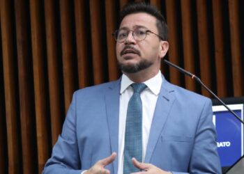 Deputado Arilson Chiorato (PT), líder da Oposição na Casa.
Créditos: Orlando Kissner/Alep