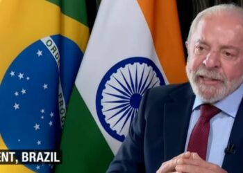 Lula desembarcou em Nova Délhi na última quarta-feira para participar da Cúpula sobre o Impacto da Inteligência Artificial e cumprir uma série de outras agendas. Foto: Divulgação.