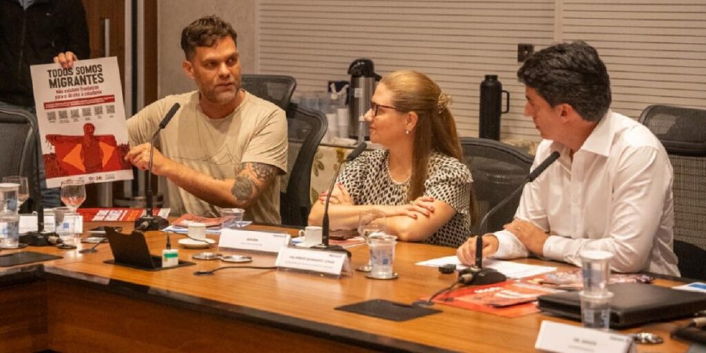 Secretaria da Justiça apresenta dados sobre registros migratórios no Estado. Créditos: Rafael Bertelli/Mandato Goura