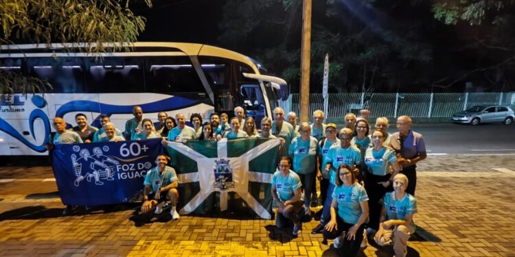 Foz do Iguaçu busca pódio nos Jogos de Integração do Idoso. Foto: PMFI Foz do Iguaçu busca pódio nos Jogos de Integração do Idoso. Foto: PMFI