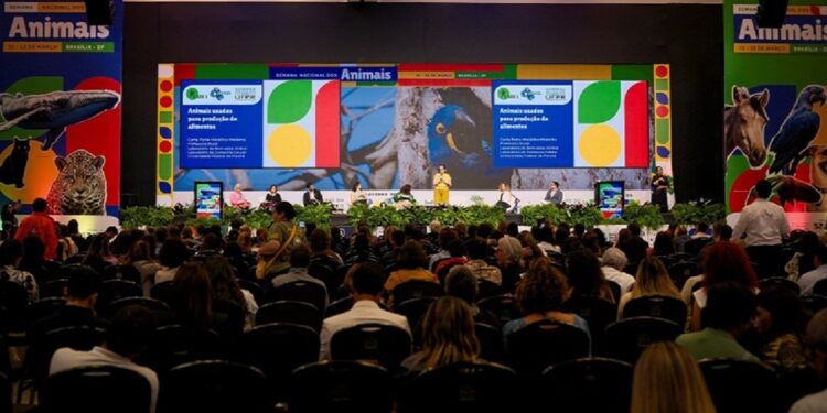 Ministra Marina Silva anuncia criação da Conferência Nacional de Direitos Animais. Foto: Diego Herculano/MMA Ministra Marina Silva anuncia criação da Conferência Nacional de Direitos Animais. Foto: Diego Herculano/MMA