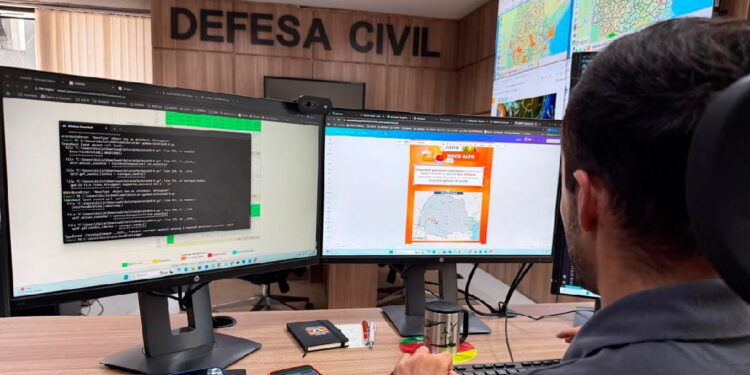 Defesa Civil envia alertas de risco para celulares no Paraná. Foto: Defesa Civil Estadual Defesa Civil envia alertas de risco para celulares no Paraná. Foto: Defesa Civil Estadual