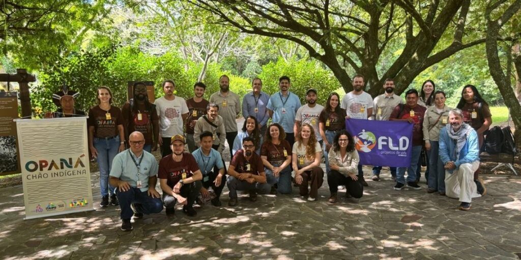 Equipe do projeto Opaná: Chão Indígena. Foto: Fábio Conterno.