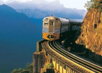 Ferrovia histórica é destaque do turismo brasileiro. Foto: Divulgação/Serra Verde Express